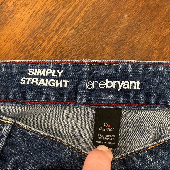 Simply Straight Lane Bryant Jeans - Picture 3 of 3